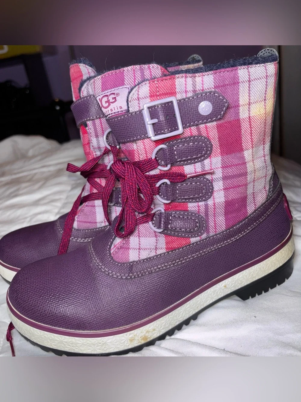 UGG Women’s Decatur Waterproof Duck Winter Boots Size 7 Excellent Condition